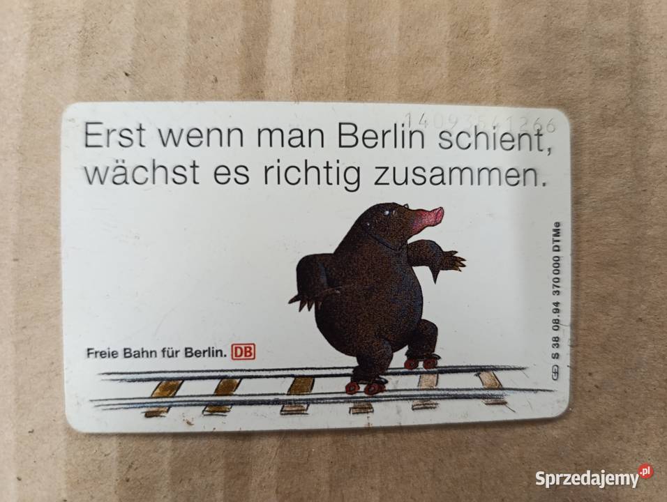 Karta telefoniczny niemiecka 12 deutsche Mark sprzedam