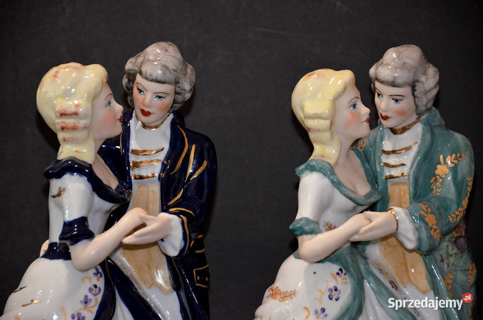 Porcelana Roceram Para tańcząca sygnowana 30