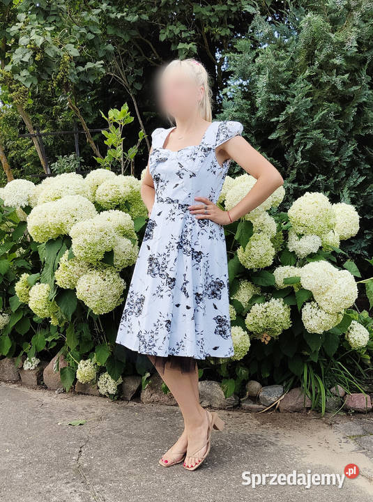 Sukienka retro Hearts Roses plus size 46 3XL Szczecin sprzedam