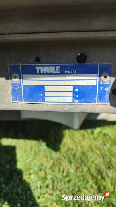 przyczepa DMC 2000 Thule Branderup Kostrzyn nad Odrą