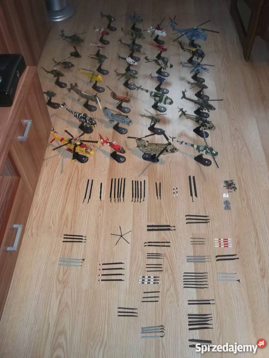 Helikoptery Świata 34 sztuki modele Amercom 172 pomorskie Pruszcz Gdański