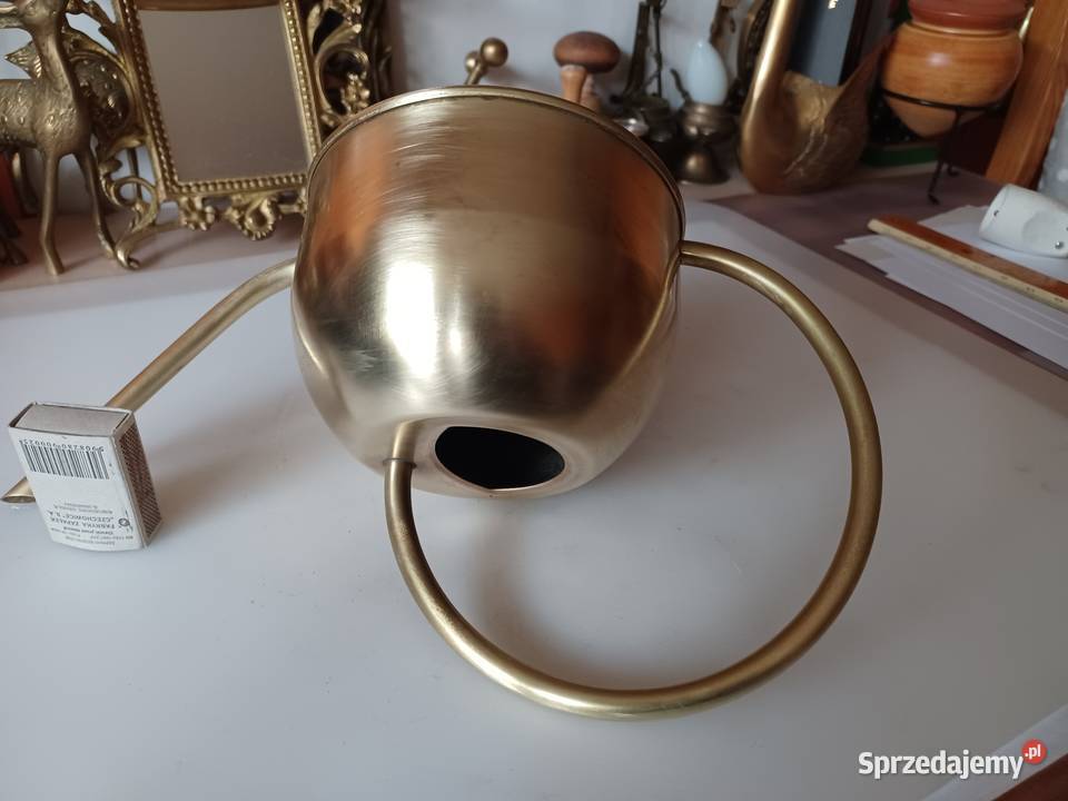 Duża konewka mosiężna Poznań
