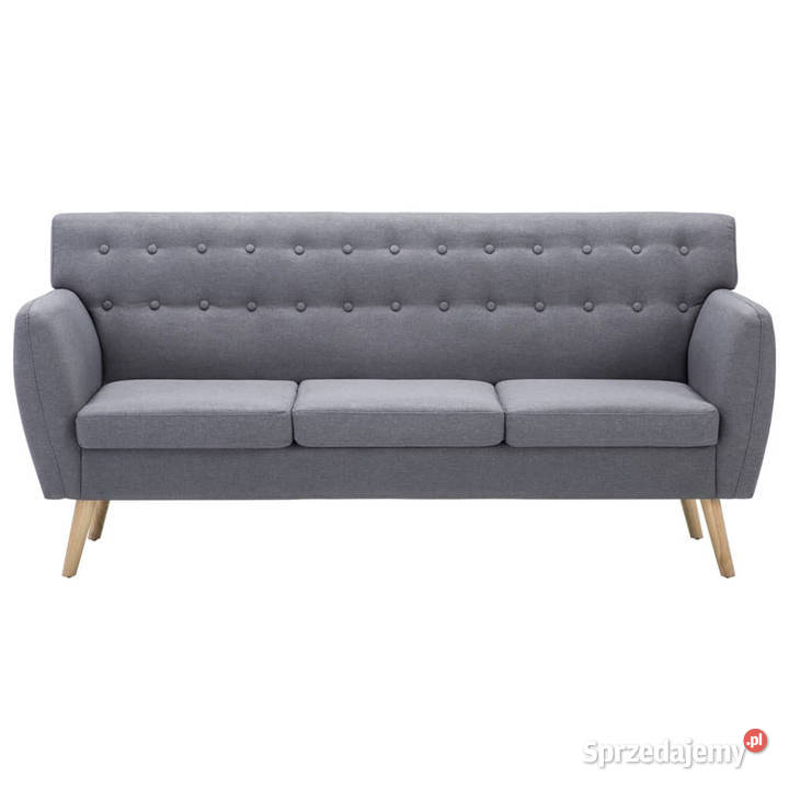 3osobowa sofa tapicerowana tkaniną 172x70x82