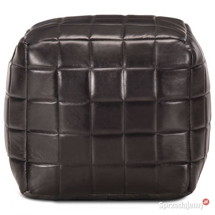vidaXL Puf czarny 40x40x40 SKU248137 mazowieckie Warszawa