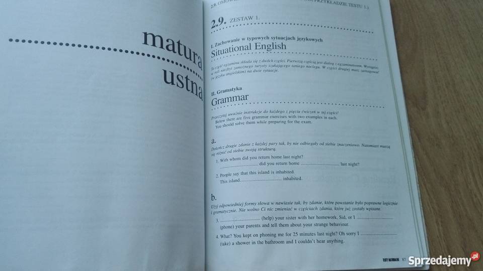 Testy maturalne z języka angielskiego Gdańsk