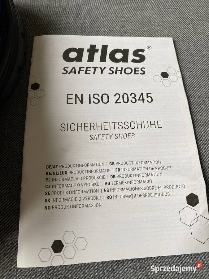 Buty robocze Atlas rozmiar 43 zachodniopomorskie Świnoujście