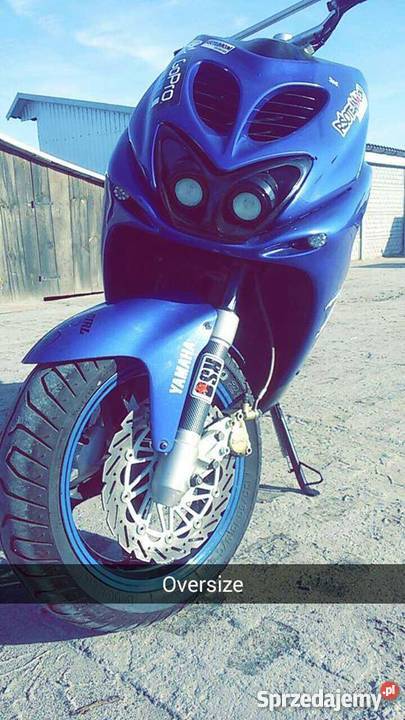 Yamaha Aerox stunt minarelli horizontal Okazja nieuszkodzony lubelskie Tomaszów Lubelski sprzedam
