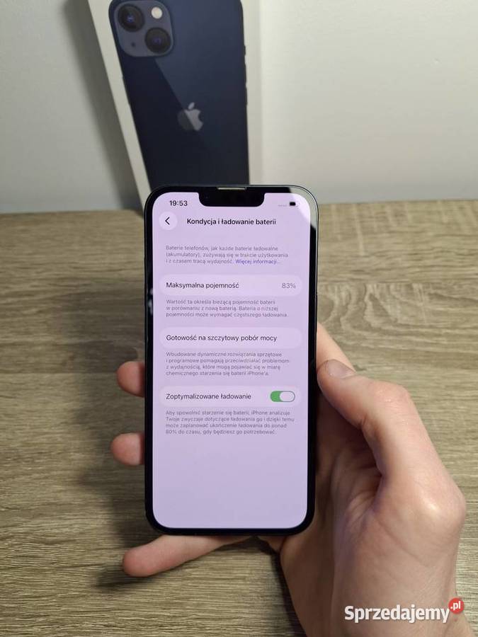 iPhone 13 128GB Stan Czarny Pudełko Kabel mazowieckie Warszawa sprzedam