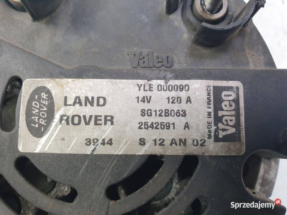 ALTERNATOR LAND ROVER DISCOVERY VALEO kujawsko-pomorskie