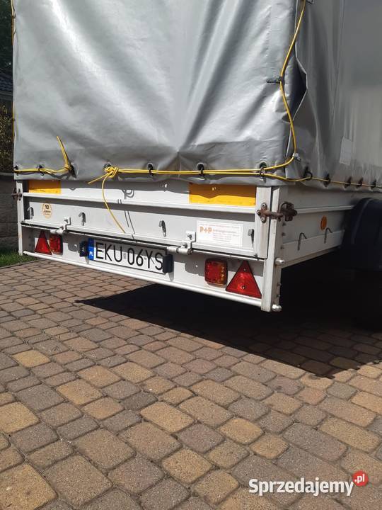 Super Przyczepka Samochodowa z plandeką burtowe Burtowe i plandeki Olesno sprzedam