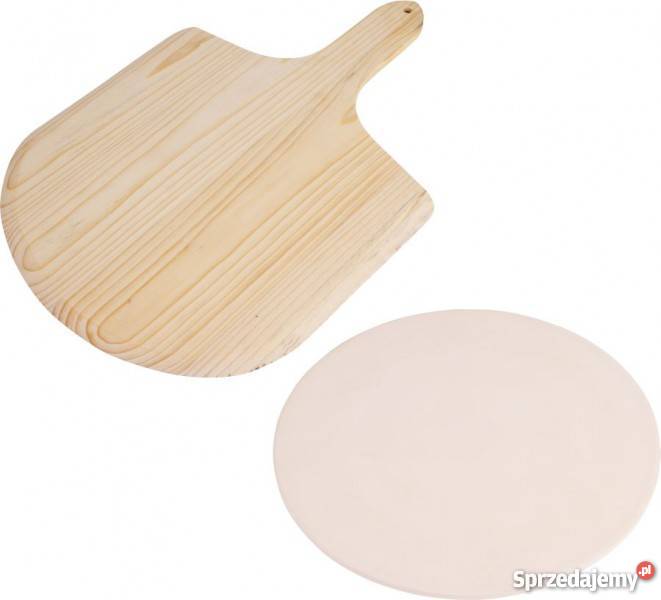 Kamień do pizzy z łopatką okrągły 33 Biowin Pozostałe mazowieckie Warszawa