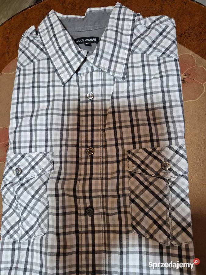 Letnia sportowa koszula męska M