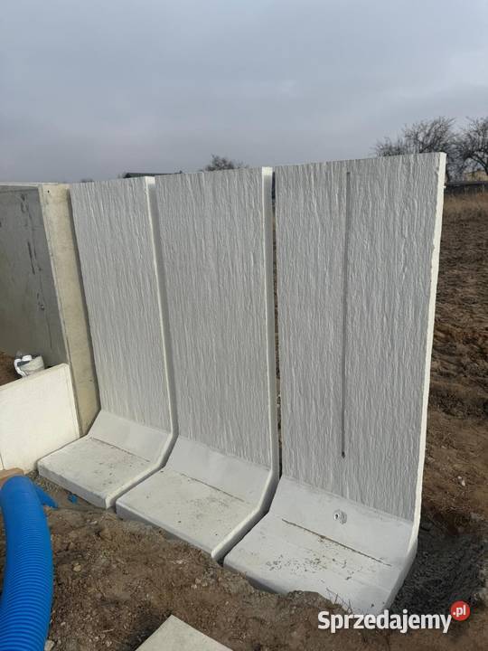 Elki l lki betonowe 21080 mur płot ogrodzenie Myślenice