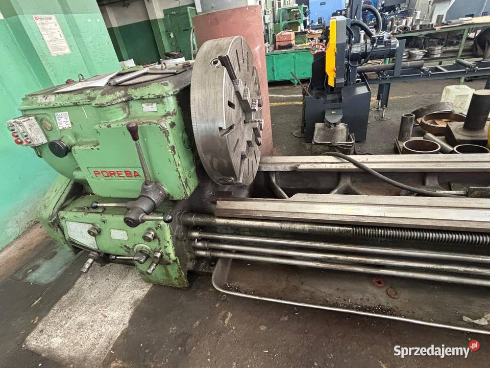 Tokarka PORĘBA TR 90 x 4000 Produkcja Lubicz Górny