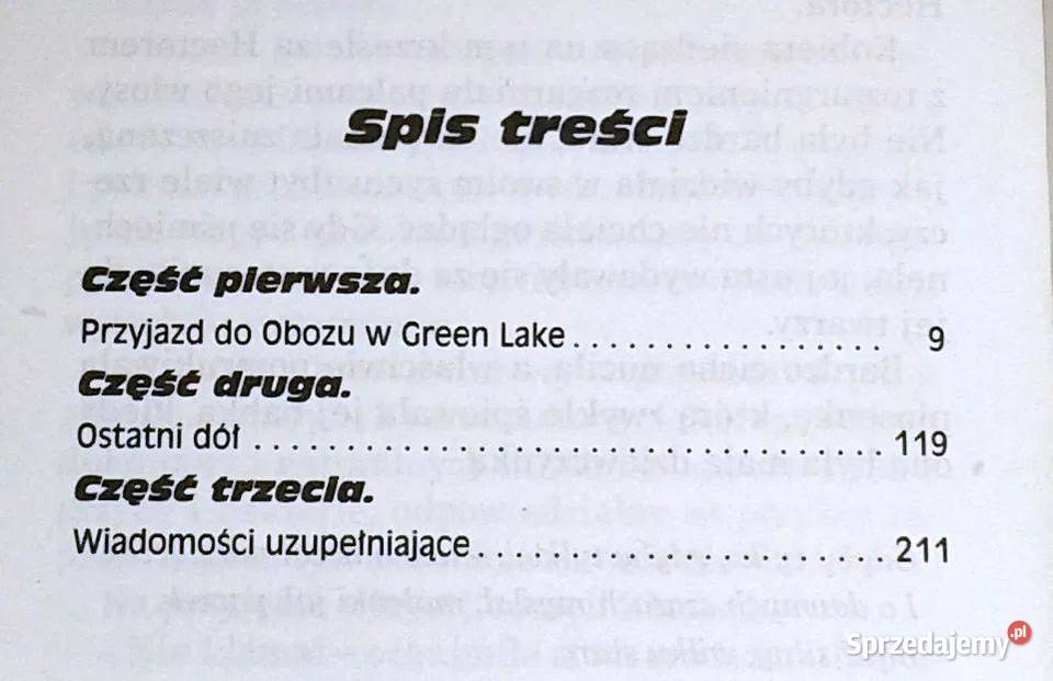 Doły Louis Sachar Książki i Podręczniki lubelskie Chełm