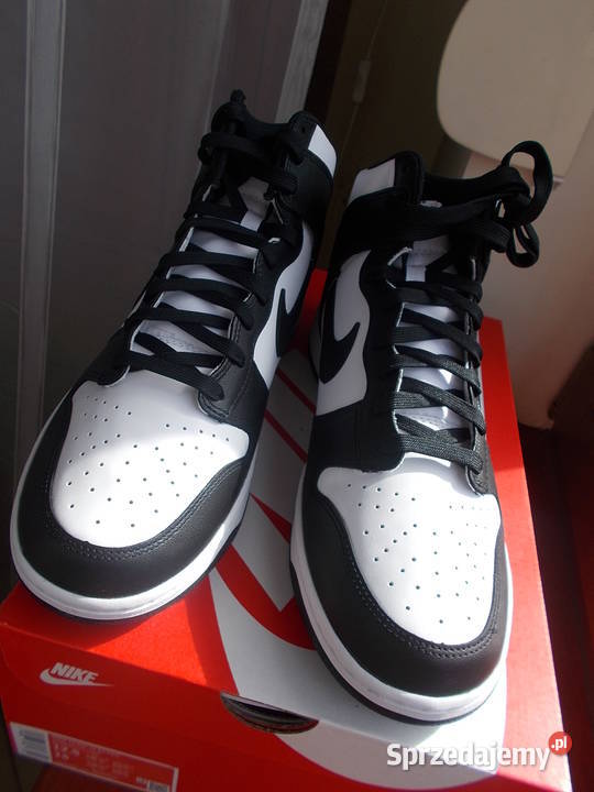 r Eur 47 Nike Dunk High Black White Panda Poznań sprzedam