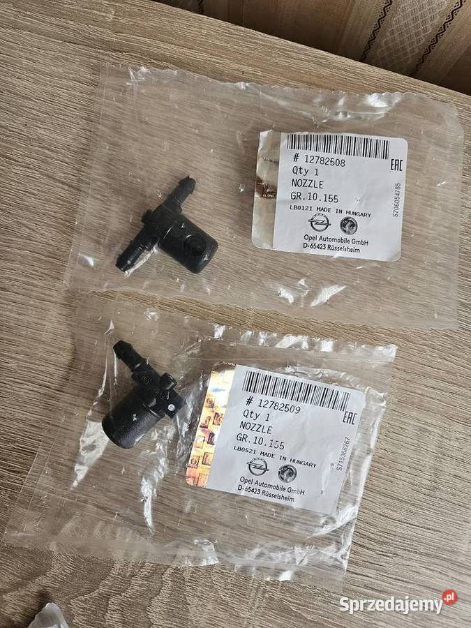 Dysze do spryskiwaczy szyby przedniej Opel GM osobowe