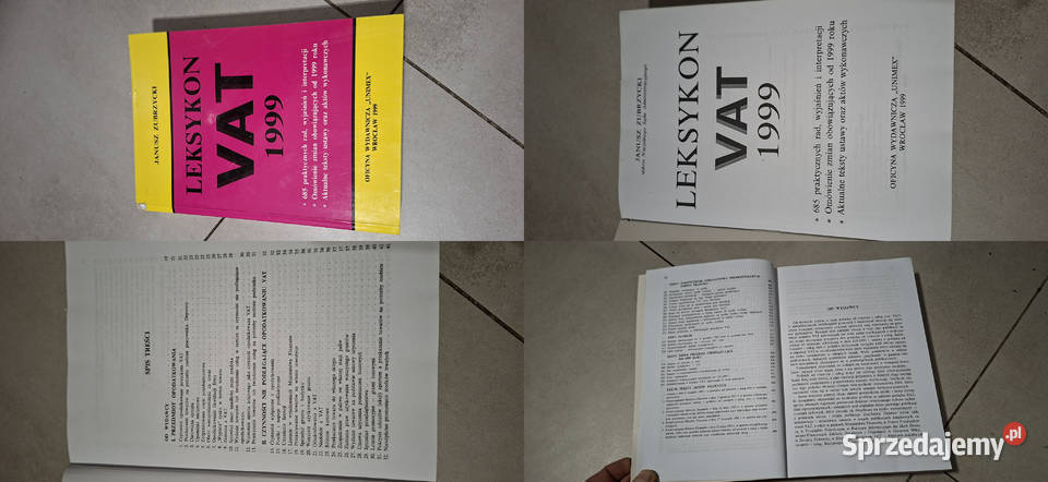 Leksykon VAT 1999 1 wydanie unikat na rynku Łęczyca sprzedam