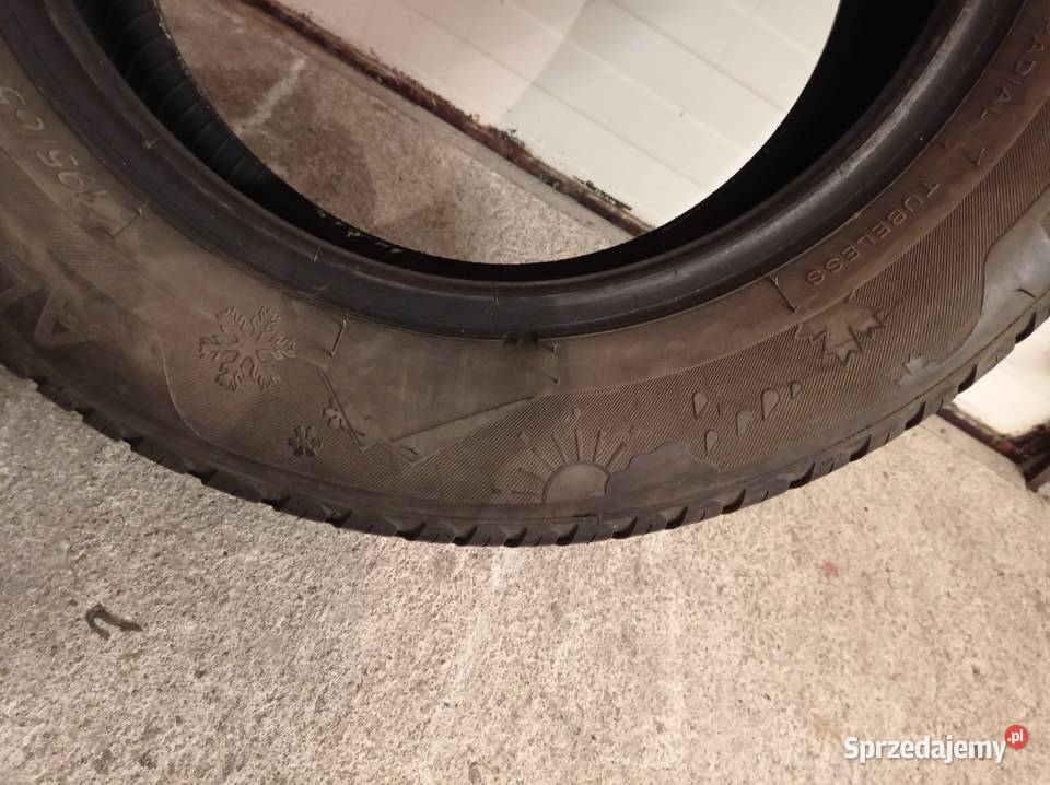 Opony wielosezonowe 19565 R15 6mm bieżnik Samochodowe wielkopolskie Pępowo