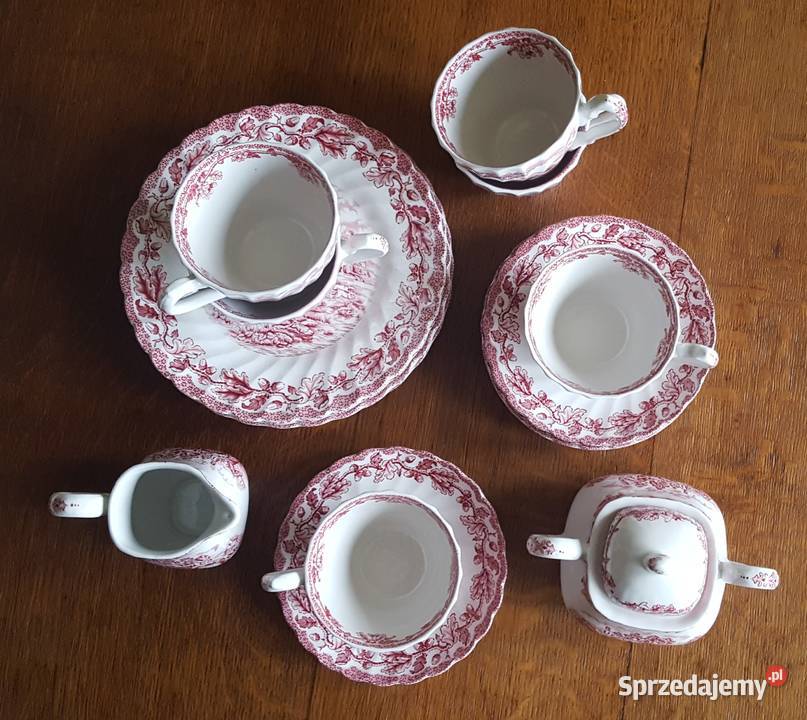 Porcelana angielska zestaw do herbaty 6ciu osób Warszawa sprzedam