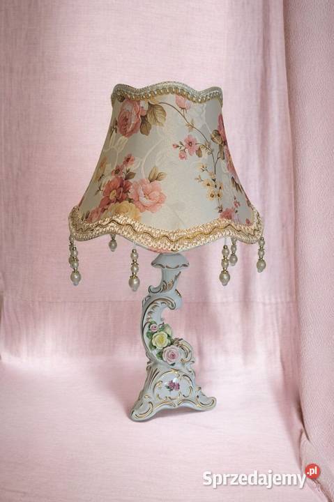 sygnowana porcelanowa lampka nocna Western Warszawa