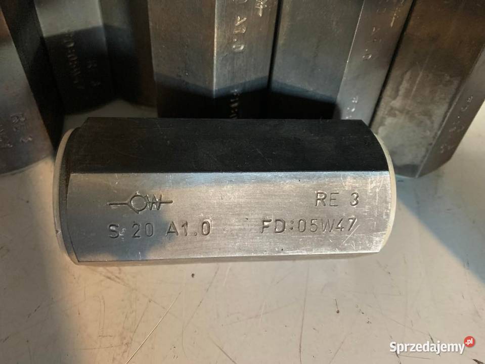 Zawór zwrotny Rexroth RE 3 S20 A10 FD05W47 mazowieckie Warszawa sprzedam
