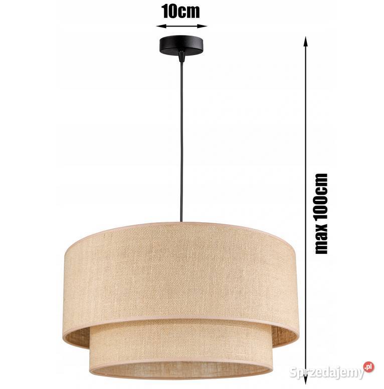 LAMPA WISZĄCA SUFITOWA ŻYRANDOL ABAŻUR Choroszcz