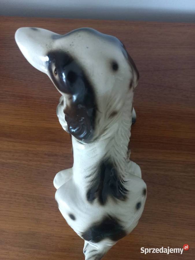 Figurka ceramiczna pies Spaniel Toruń sprzedam