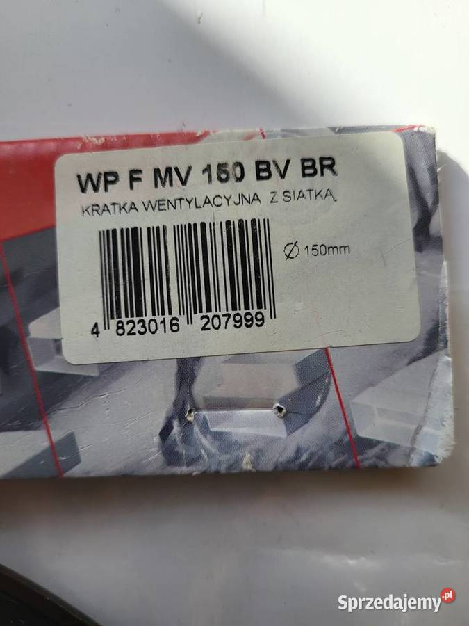 Kratka wentylacyjna okrągła średnica 150 mm sprzedam