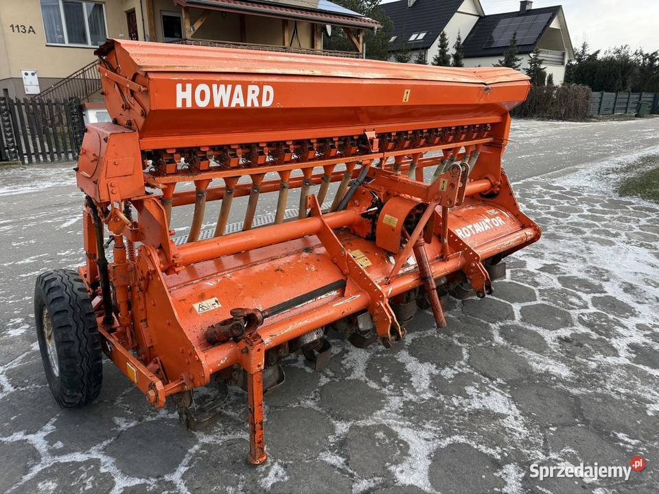 Glebogryzarka Howard 280m plus siewnik Biała Podlaska