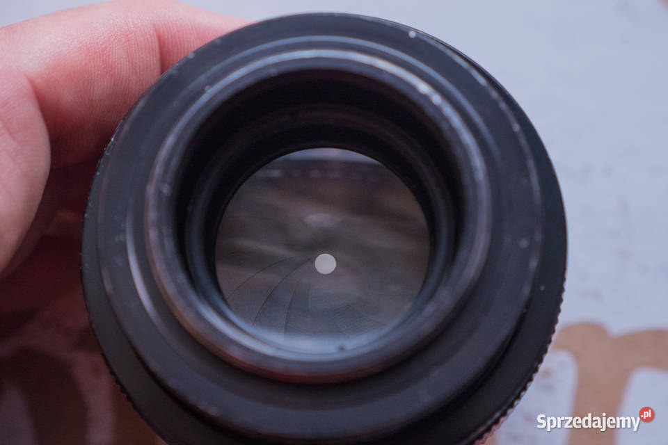 Jupiter 9 85mm f2 M42 ubytki na przedniej Szramowo