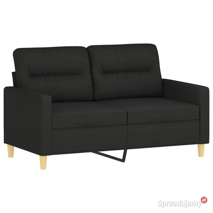 Sofa 2osobowa czarna 120 tapicerowana Sofy i kanapy Warszawa