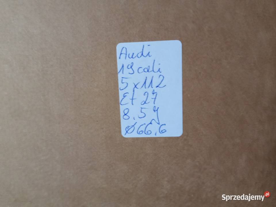 Felgi Audi 19 5x112 et27 85j a5 s5 a6 s6 a7 s7 Szczukowskie Górki
