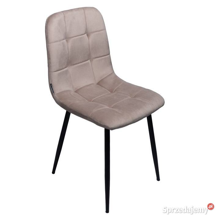 Zestaw 2 krzesło tapicerowane welurowe do salonu Poznań