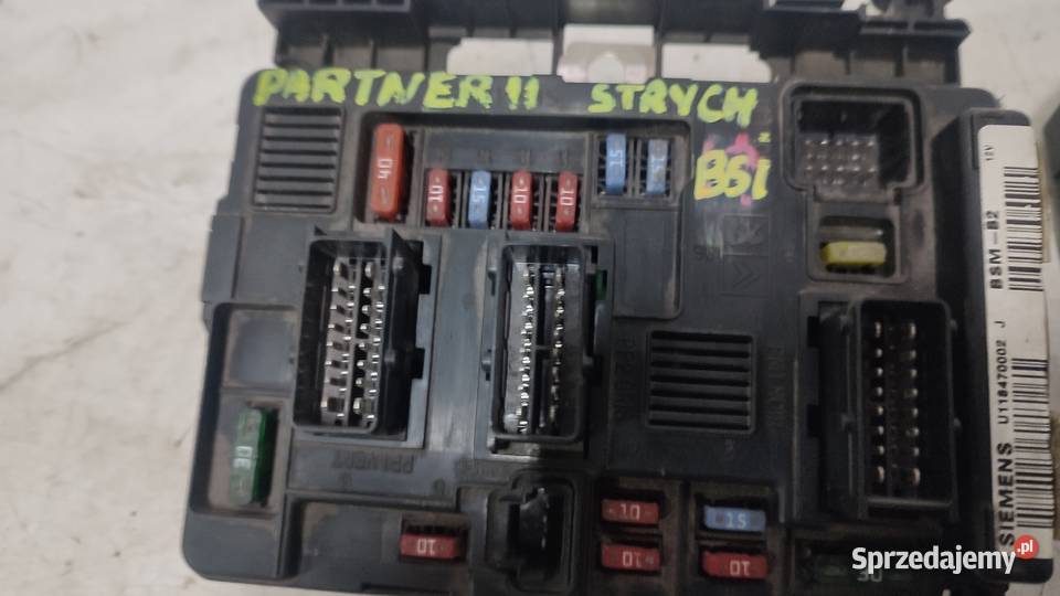 MODUŁ STEROWNIK BSI PEUGEOT 206 207 307 CITROEN Układ elektryczny, zapłon Włoszczowa