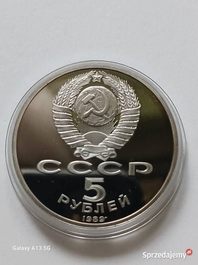 5 Rubli ZSRR Samarkanda 1989 r menniczelustrzane wielkopolskie Konin