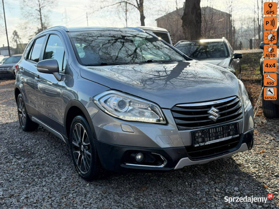 Suzuki SX4 SCross 16i 4x4 automat 120 LED navi elektryczne lusterka Łodygowice sprzedam