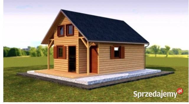 Domek drewniany letniskowy całoroczny 5m8m 20mm Altany i wiaty Korczyna