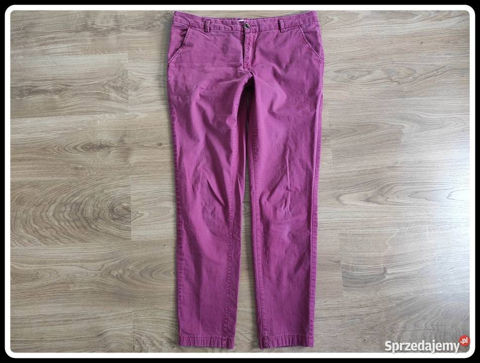 burgundowe spodnie damskie HM 42 XL mazowieckie