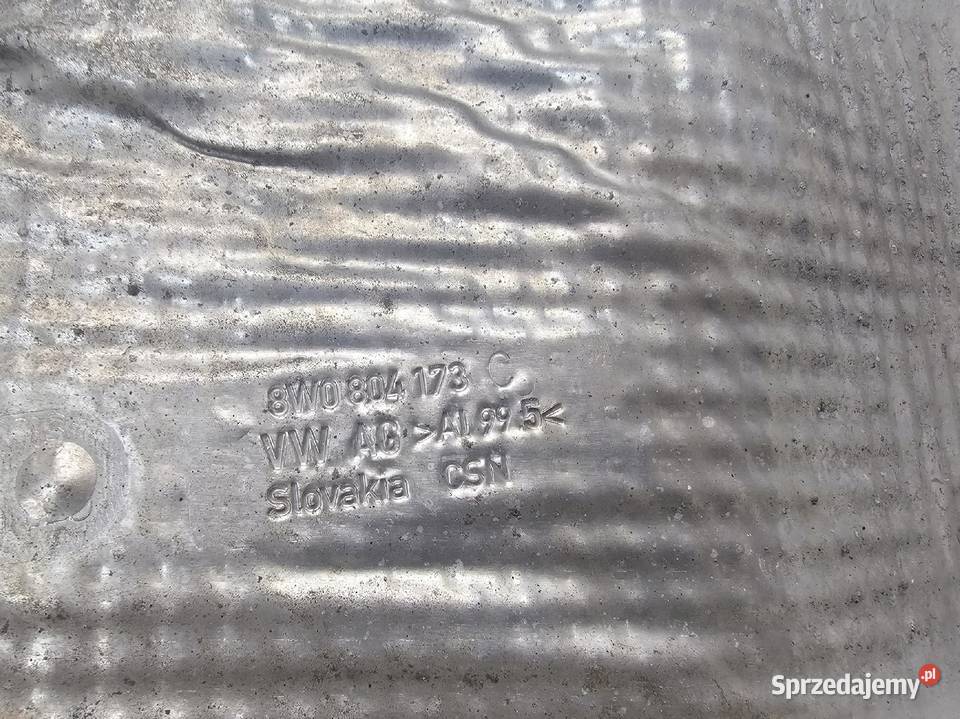 OSŁONA TERMICZNA LEWY TYŁ AUDI A4 B9 8W0804173C osobowe śląskie Przystajń