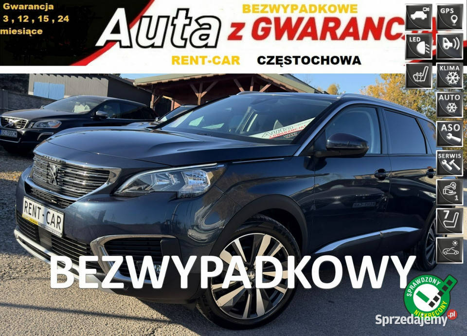 Peugeot 5008 1.2i*130PS*OPŁACONY Bezwypadkowy*7-Osób*Klimatronik*Serwis*GW…