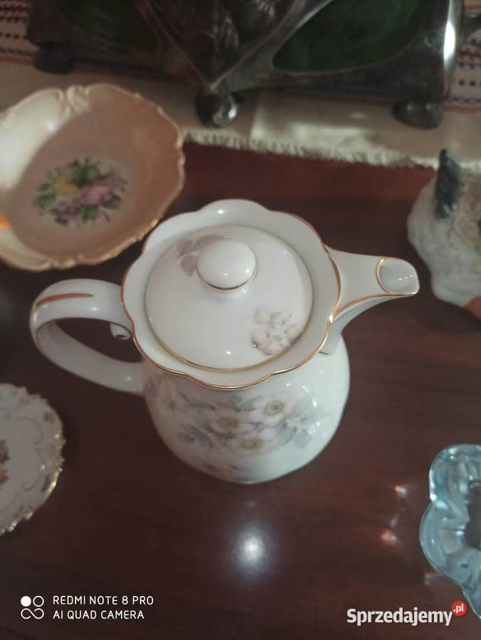 Dzbanek Hutschenrouther Z kwiatami jabłoni Sygn Gdańsk sprzedam