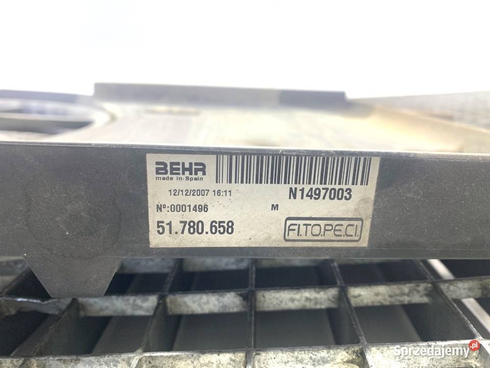 WENTYLATOR CHŁODNICY FIAT FIORINO III 13 95