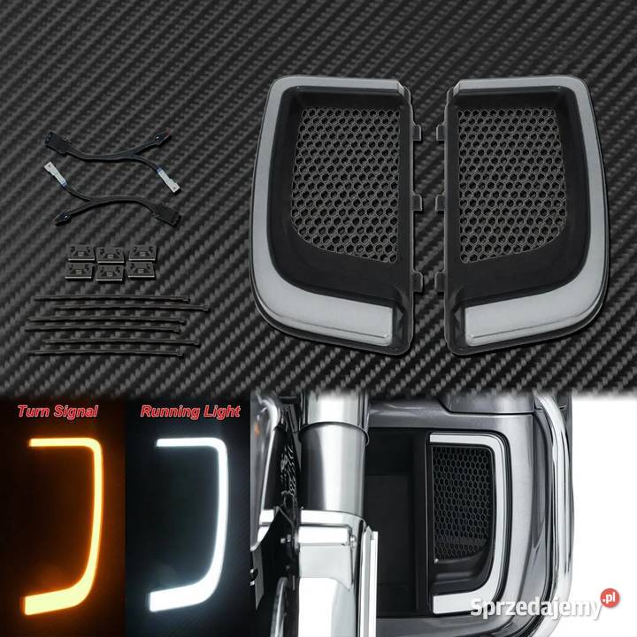Kierunkowskazy LED owiewki dolnej kratki Harley mazowieckie Warszawa