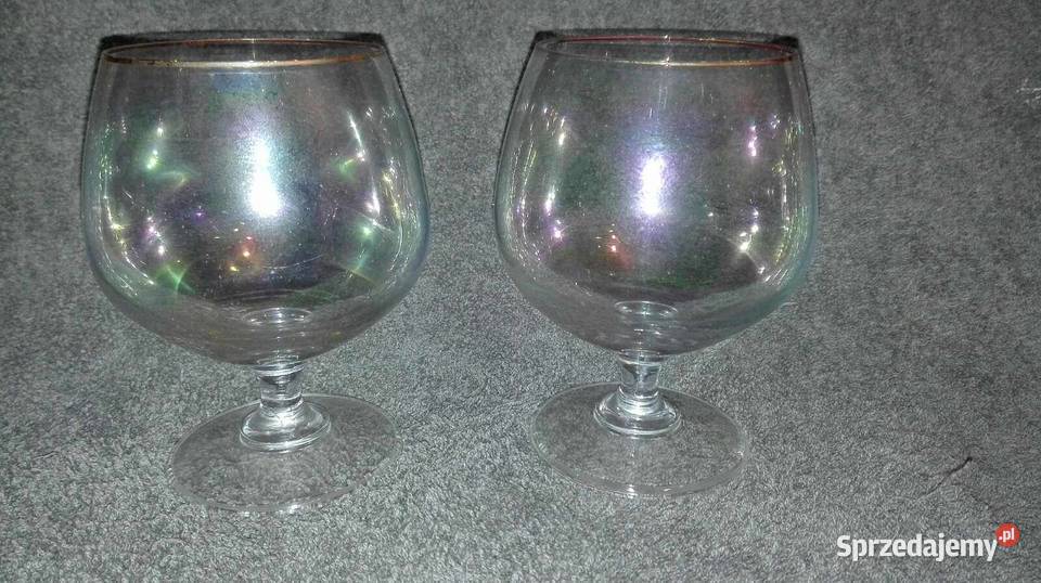 Kieliszki np koniakówki inny kolor Pobiedziska sprzedam