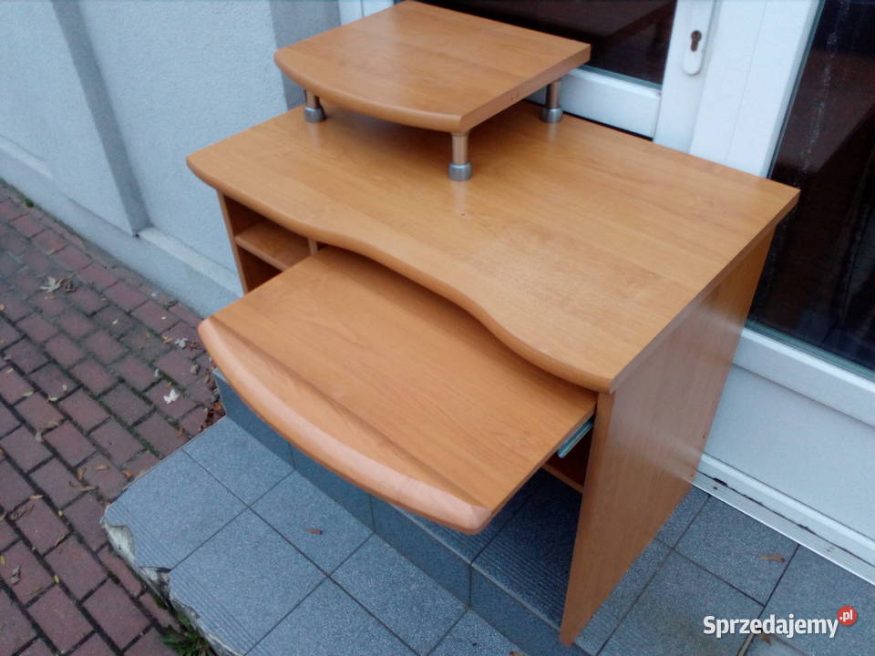 Biurko komputerowe z nadstawką Myszków