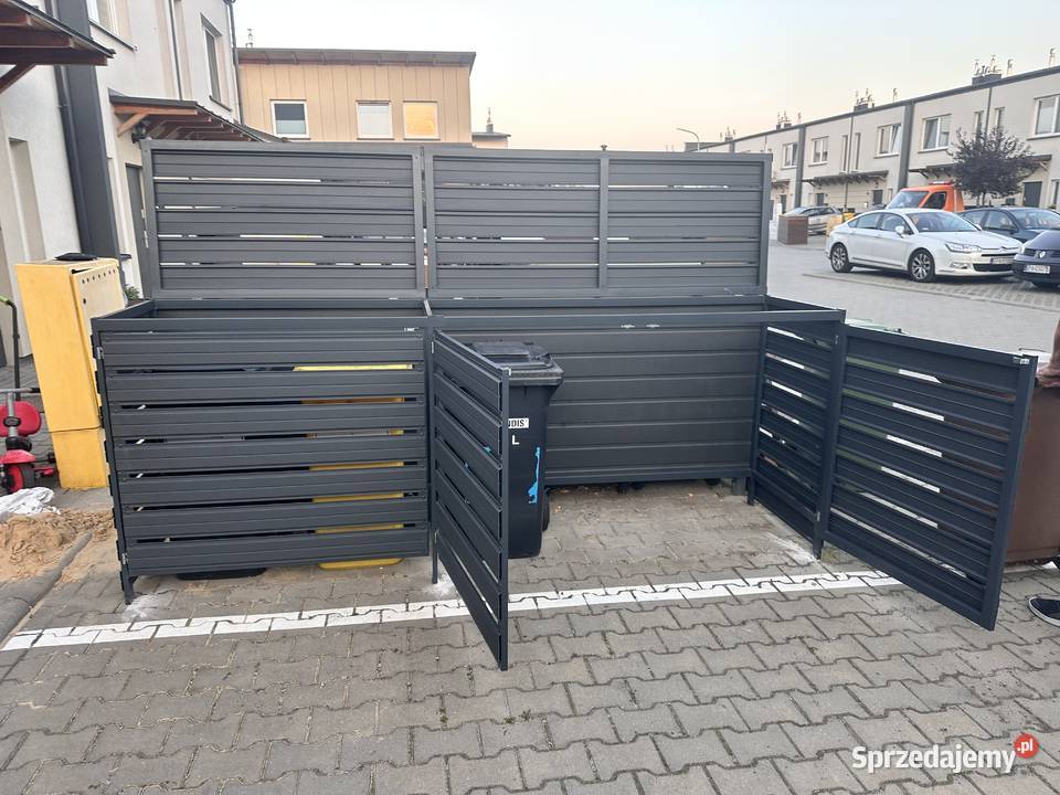 Pergole zabudowy śmietnikowe na kosze