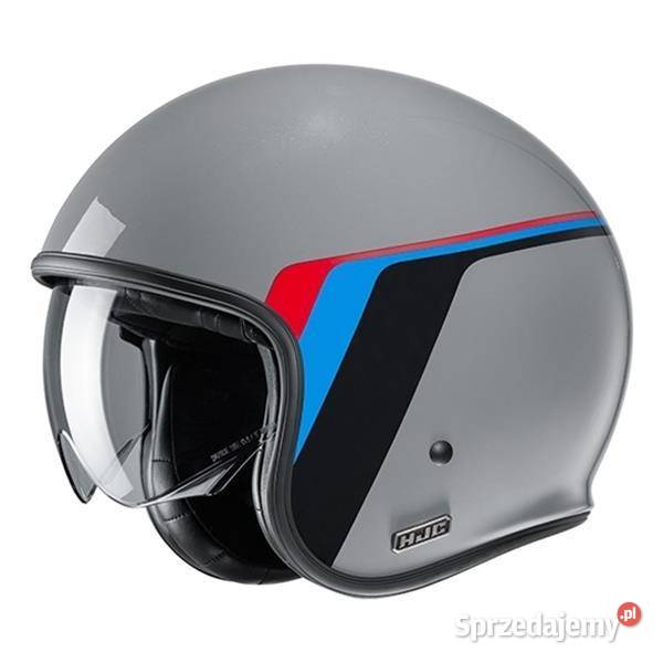 Otwarty kask vintage skuter HJC V30 Blenda Osor Trzciel
