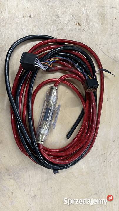 Wzmacniacz samochodowy Audison SRx 4 okablowanie Białystok