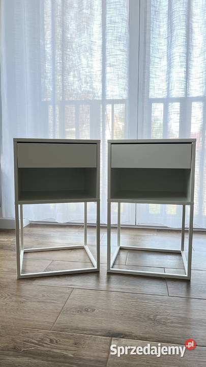 Stoliki nocne IKEA VIKHAMMER białe Bydgoszcz